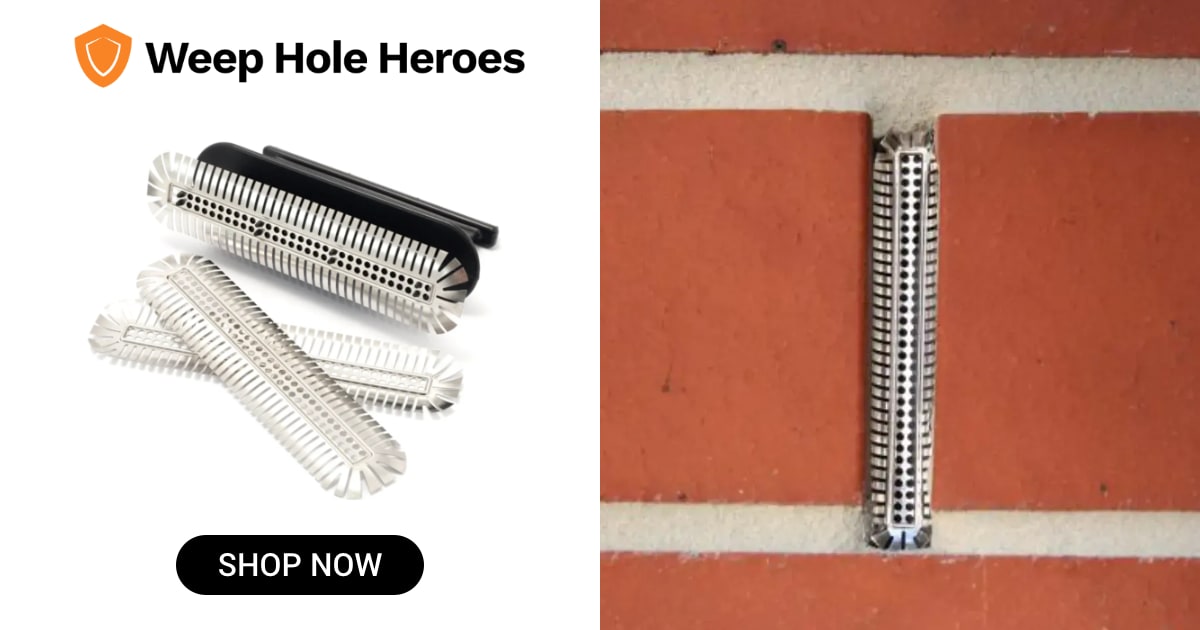 Weepa Protector Weep Hole Screen Weep Hole Heroes NZ