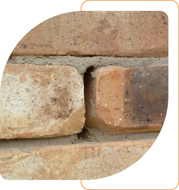Weep hole in a brick wall